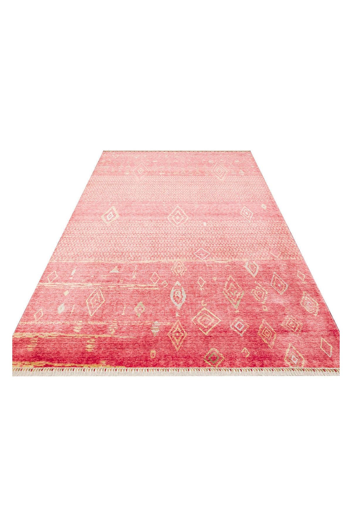 ZR 15 RED AUTUMN - Otantik Desenli El Emeği ile Özel Tezgahlarda Üretilen Modern Uşak Halısı