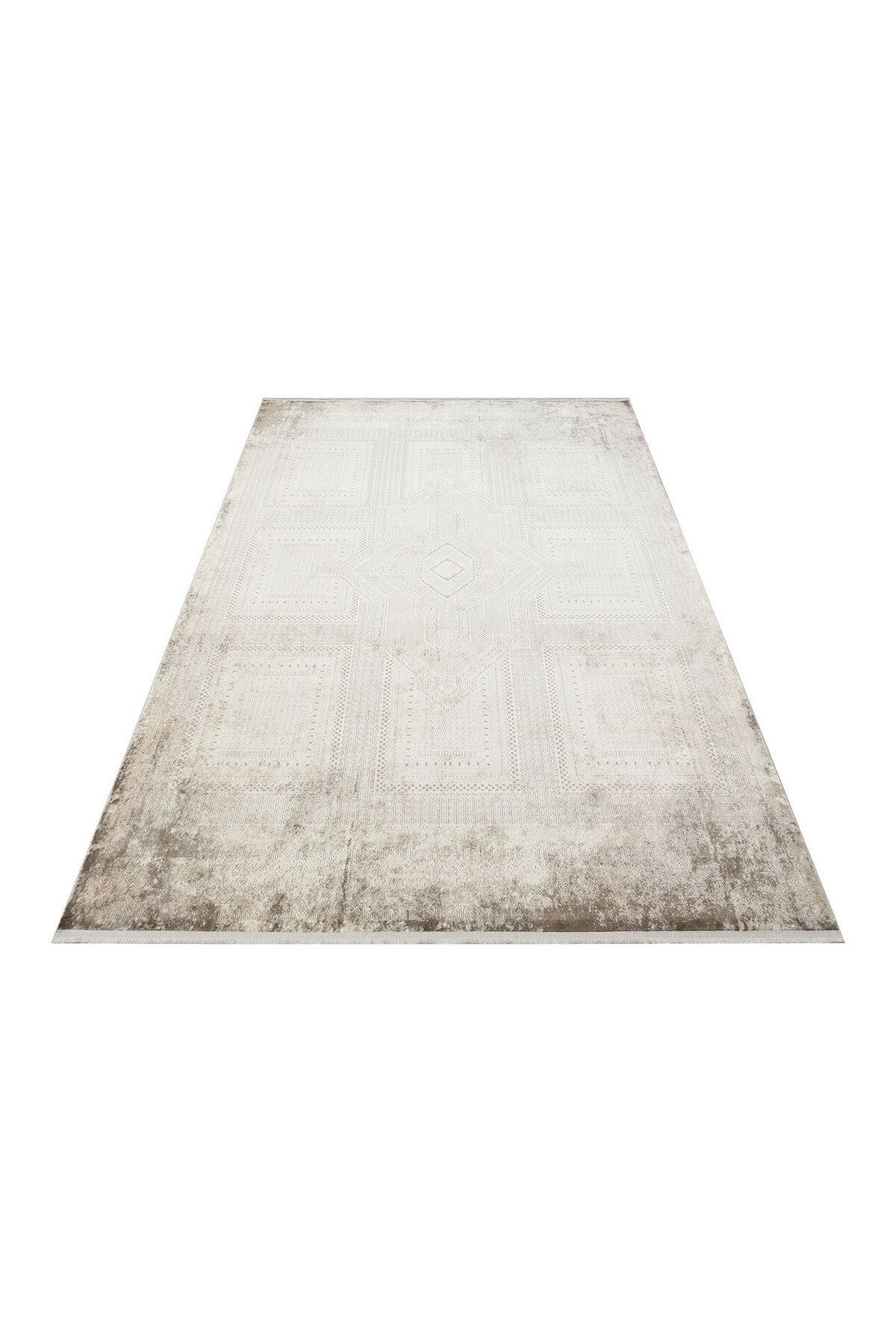 PLZ 02 CREAM VIZON - PASSAGE - Yumuşak Tuşeli Sık Dokuma Modern Halı