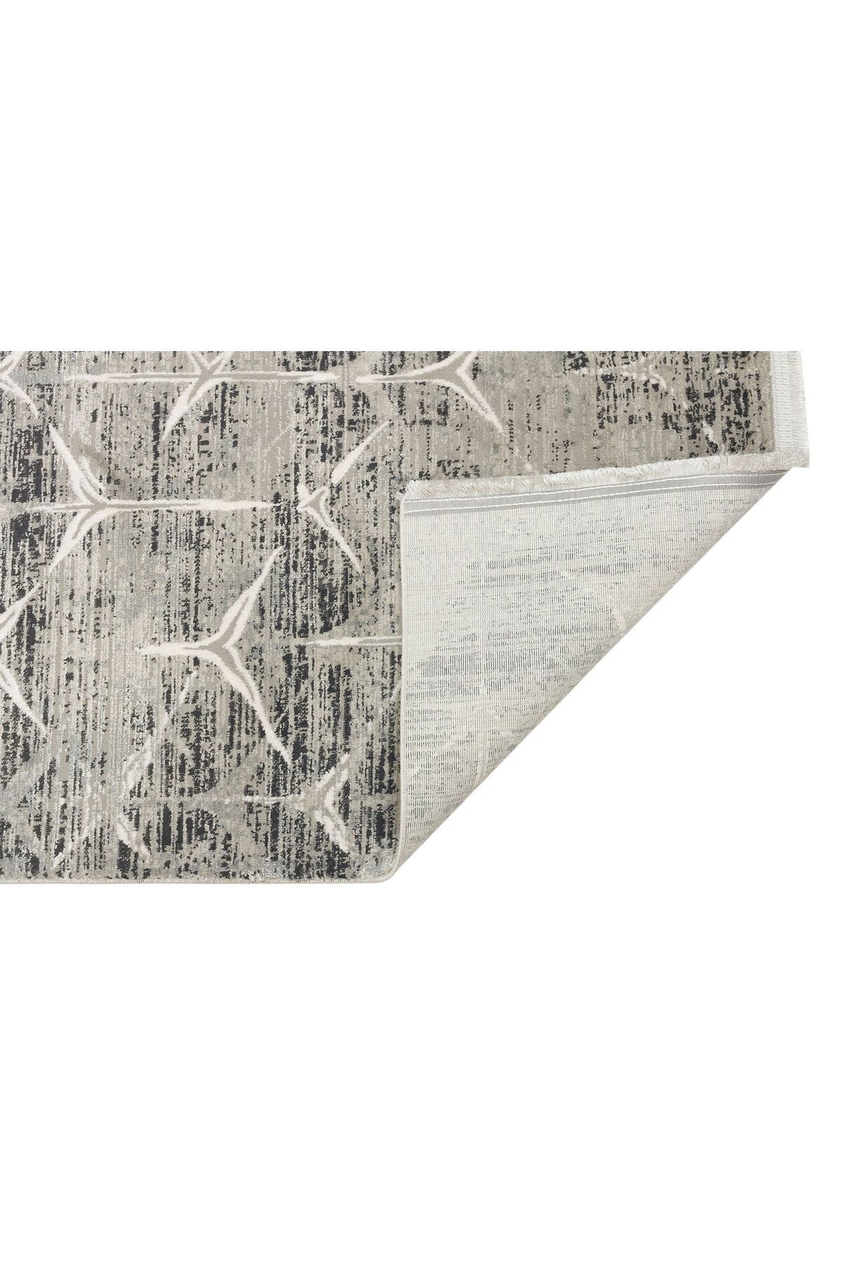 VRD 06 GREY NATURAL - Overdyed Yumuşak İpeksi Tuşeli Yüksek Alçak Oymalı Modern İnce Makine Halısı