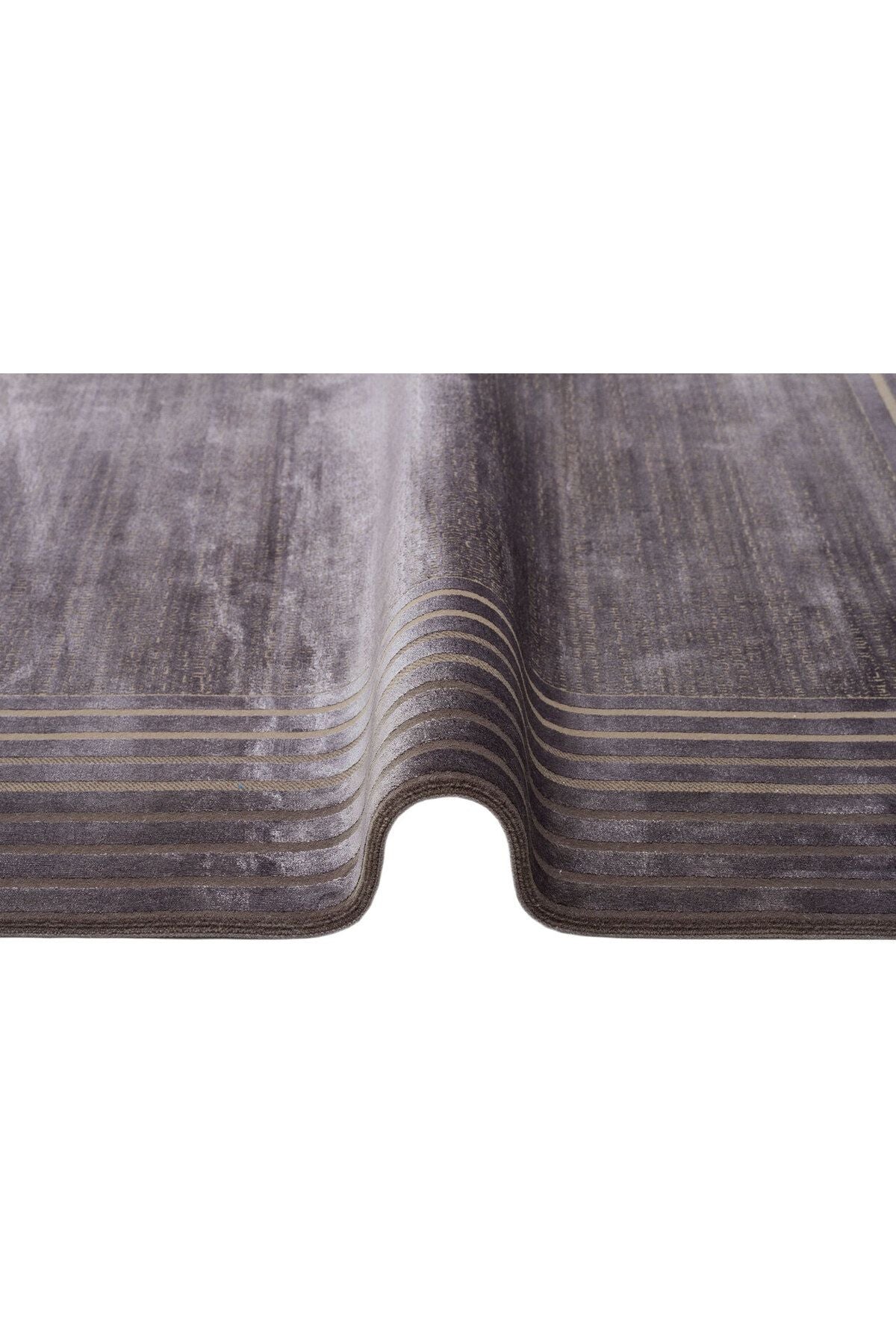 ANT 03 DARK GREY NW - Klasik ve Modern Desenli Sık Dokuma Makine Halısı