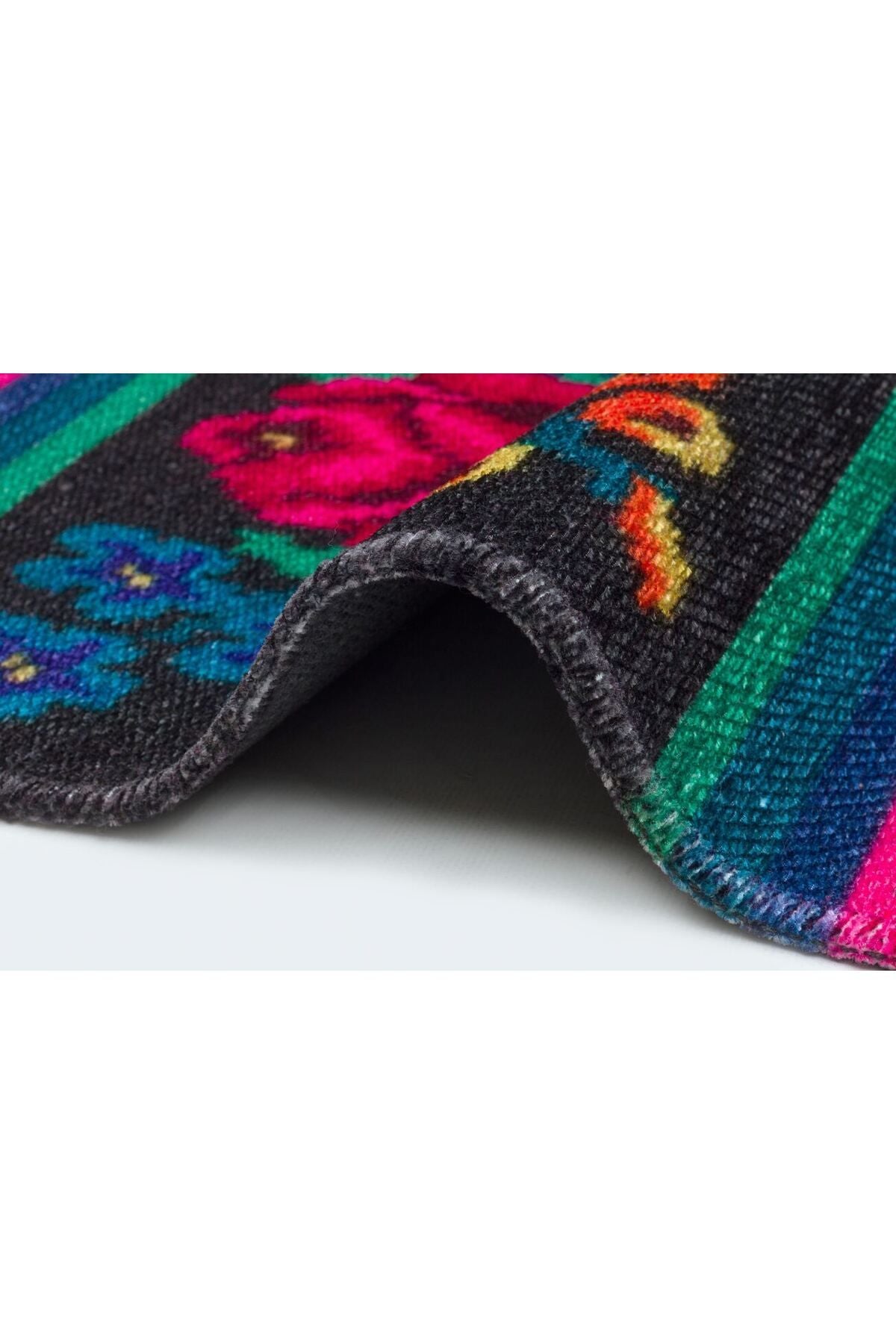 Gravity 2306 Siyah Dekoratif Halı, Kilim