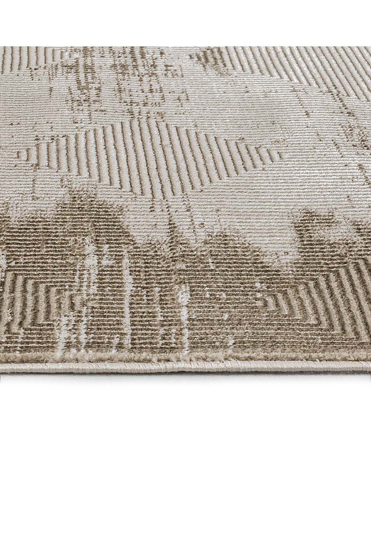 Antonia Bej Modern Mikrofiber Makine Halısı