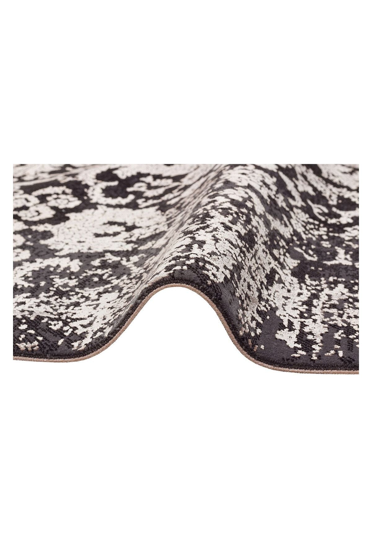 DB 02 ANTRASIT VIZON NW - CORDOBA NEW - Parlak Yüksek Alçak Dokulu Modern Makine Halısı