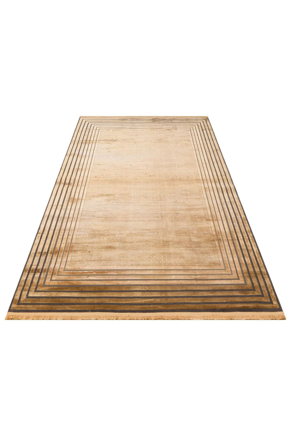 ANT 03 ANTIK GOLD NW - Klasik ve Modern Desenli Sık Dokuma Makine Halısı