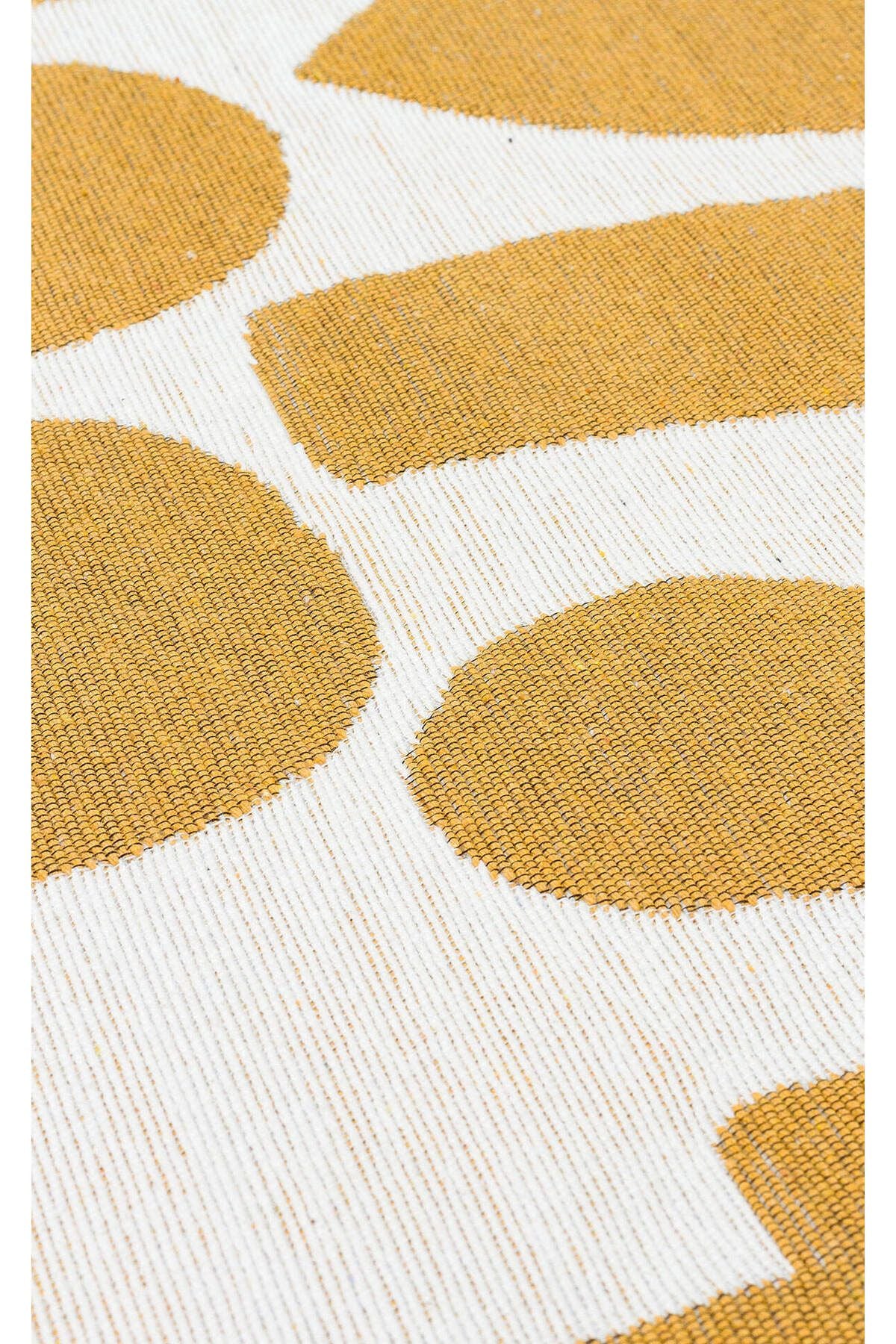 Yıkanabilir Kaymaz Tabanlı Modern Pamuk Kilim