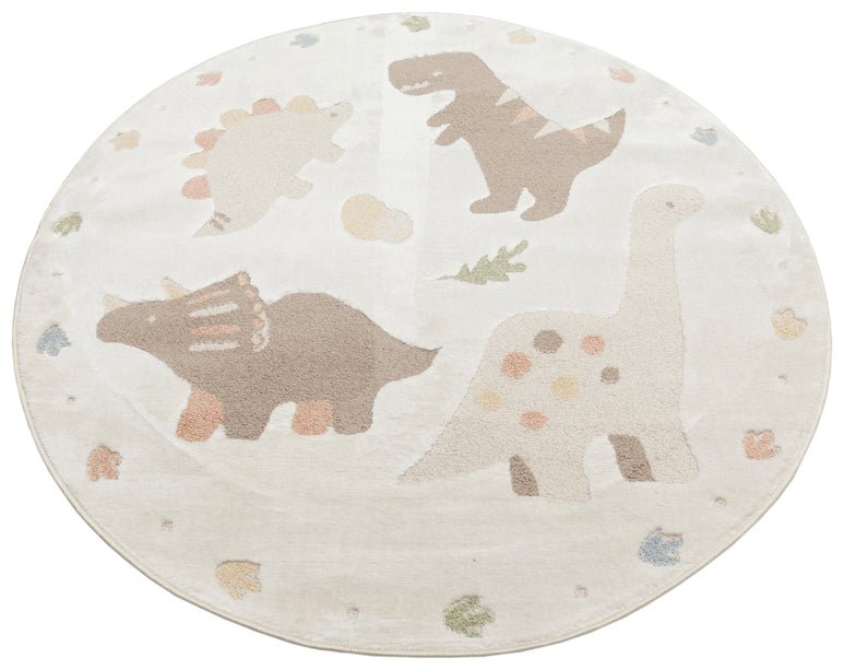 Bambino 07 Krem MULTY Pastel Renkli Hav ve Toz Vermeyen Çocuk Halısı