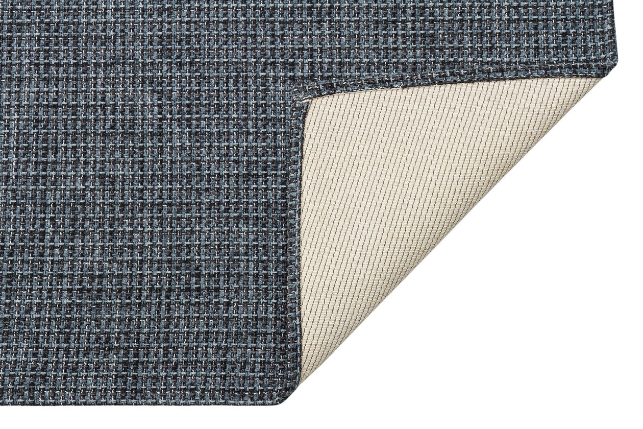 BRK 01 ANTRASIT SILVER - BROOKLYN - Hasır Görünümlü Kaymaz Renkli Dokuma Modern Kilim