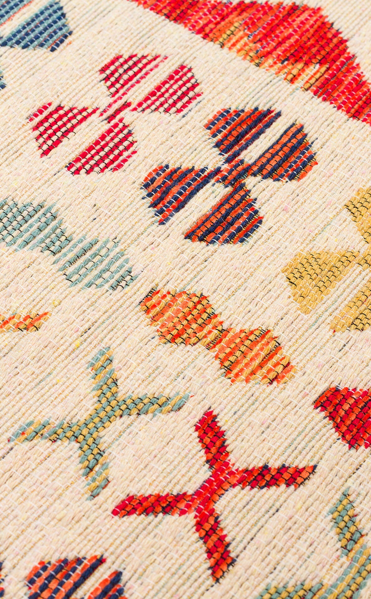 Nomad NMD 08 Çok Renkli - Çift Taraflı Yıkanabilir Kilim | Otantik Kilim