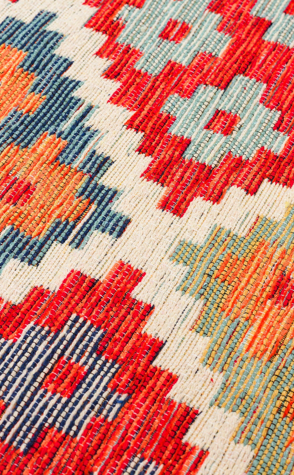 Nomad NMD 05 Toprak - Çift Taraflı Yıkanabilir Kilim | Otantik Kilim