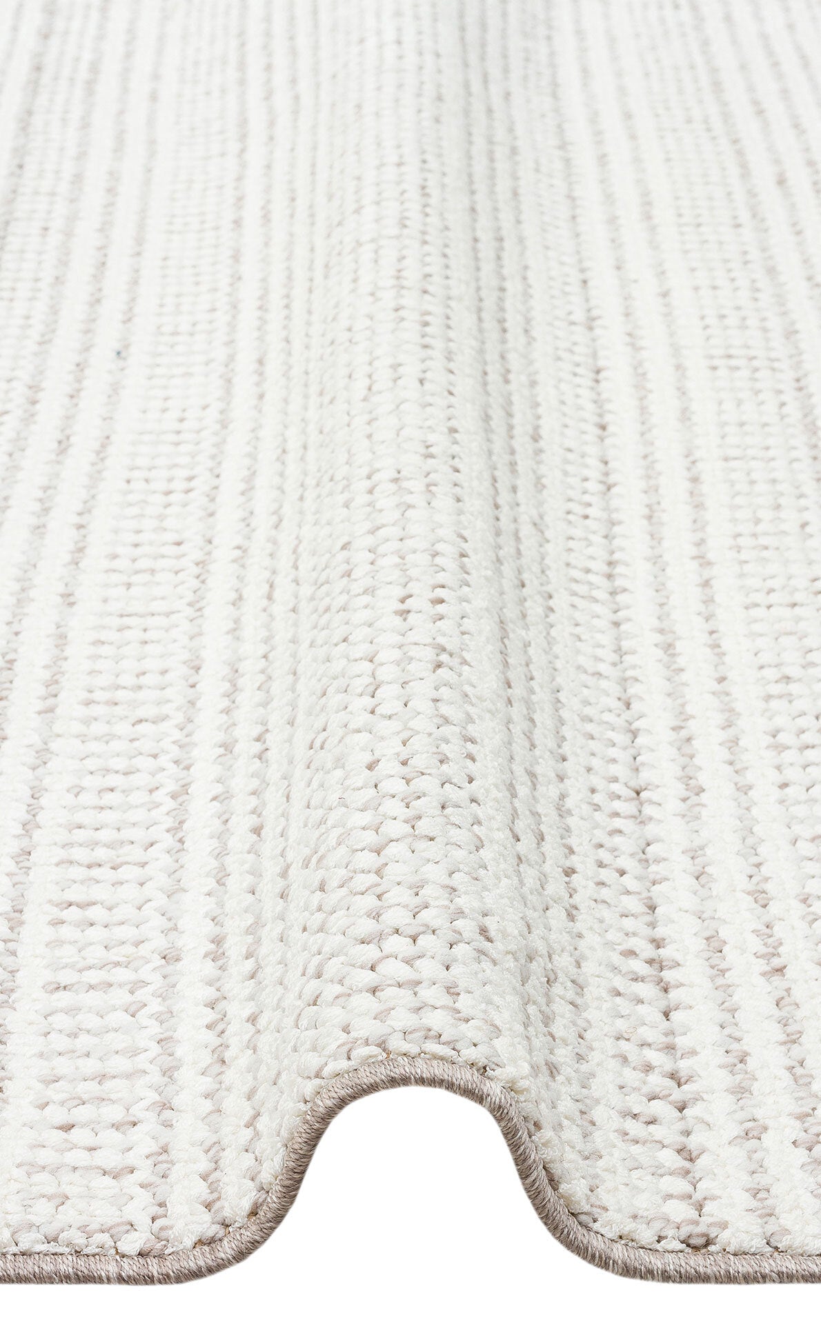 OSL 02 WHITE GREY - OSLO - Hav Toz Vermez Hasır Dokuma Modern Makine Halısı