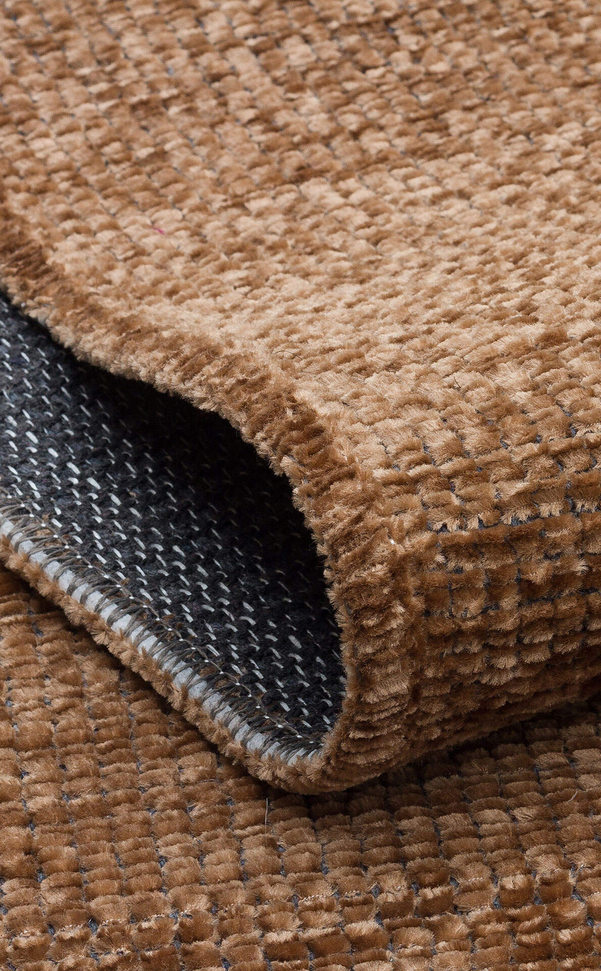 CPR 01 BROWN - CAPRI - Hav Toz Vermez Kaymaz Kolay Kullanımlı Yıkanabilir Düz Renk Kilim
