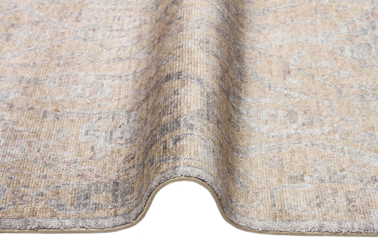 TF 01 BEIGE - TAFTAN - Pakistan Overdyed Tarzı Halı, Özel Tezgah Üretilen Uşak Halısı