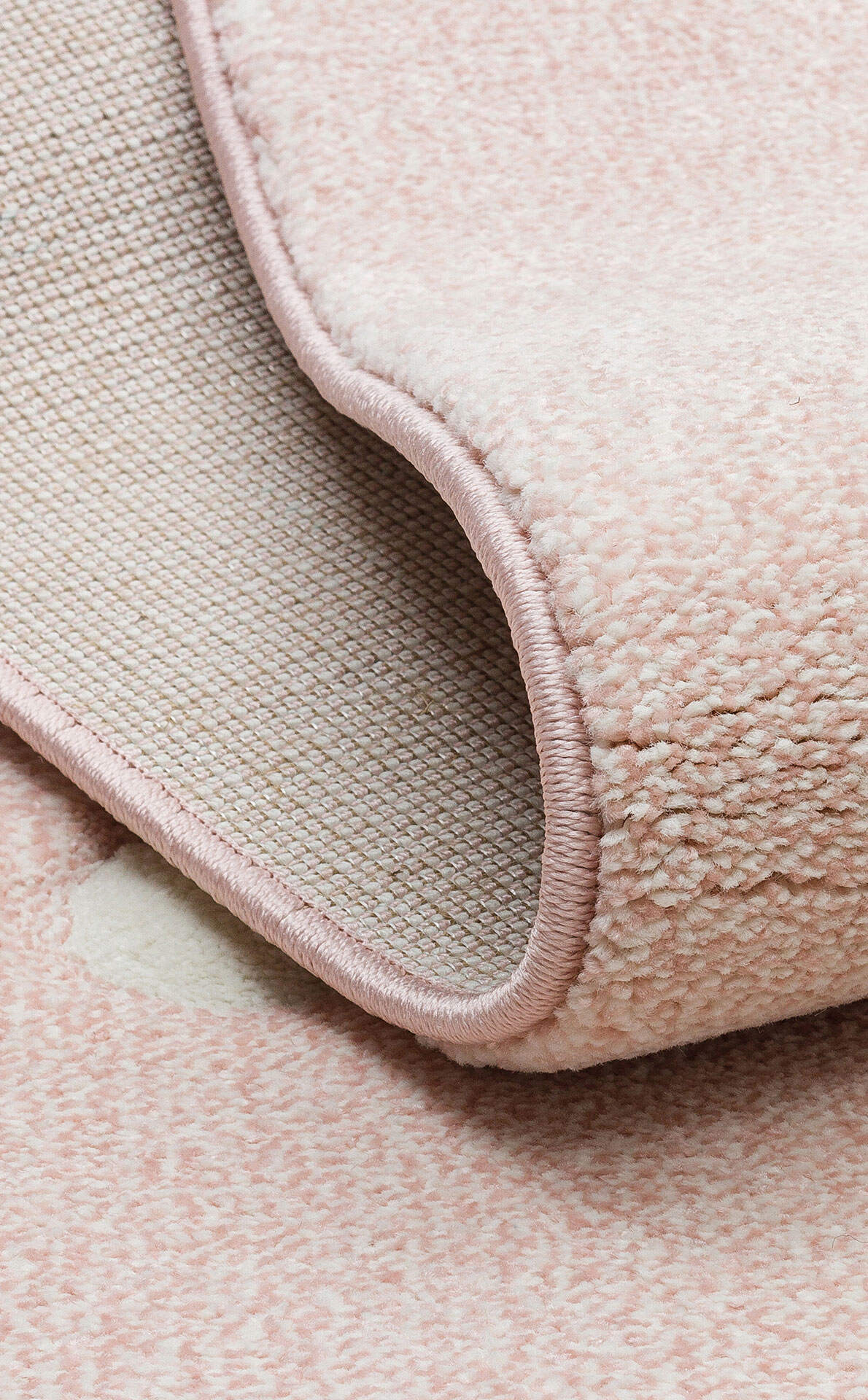 Kids KDS 10 Pembe - Yumuşak Dokulu Hav Toz Vermez Çocuk Halısı