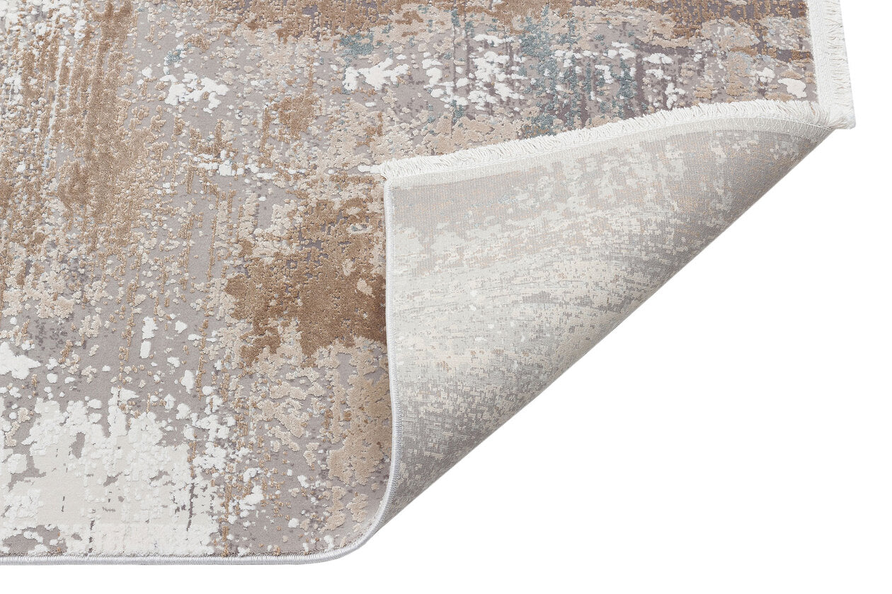 FRESCO XW FS 05 STONE - Işıltılı Dokuma Bambu Viskon Salon Halısı