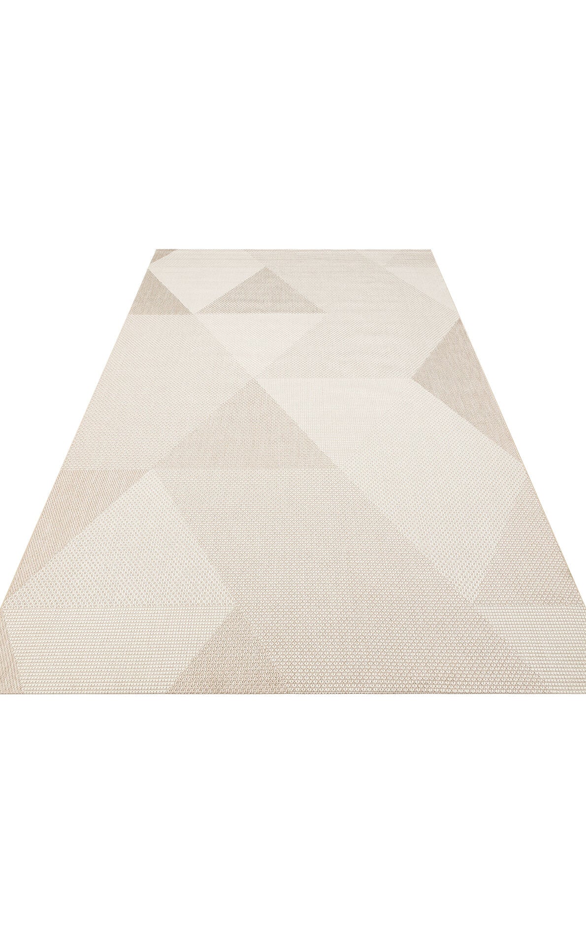 Mono MNO 03 Bej - Yıkanabilir Kaymaz Kilim Halı
