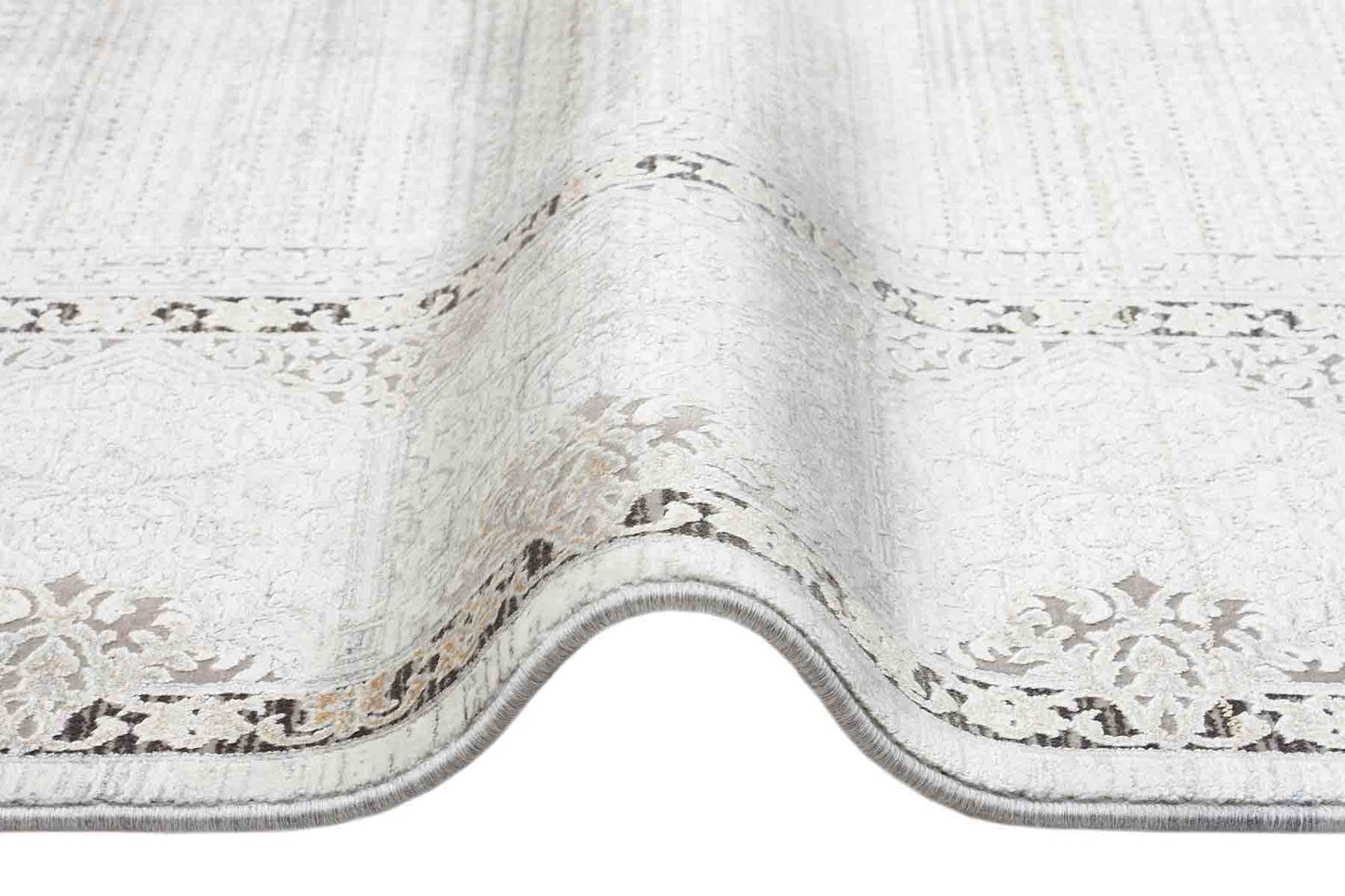 MHL 06 CREAM GREY - MAHAL - Klasik Desenli Yüksek Kalite Sık Dokuma Salon Halısı
