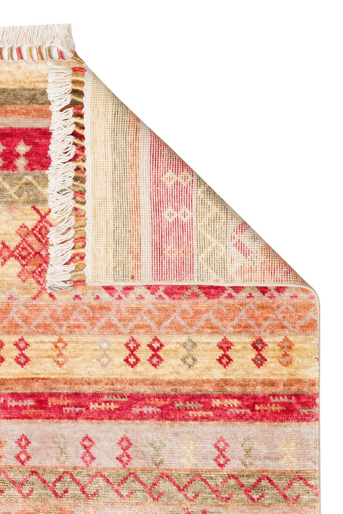 ZR 12 RED AUTUMN - Otantik Desenli El Emeği ile Üretilen Modern Uşak Halısı