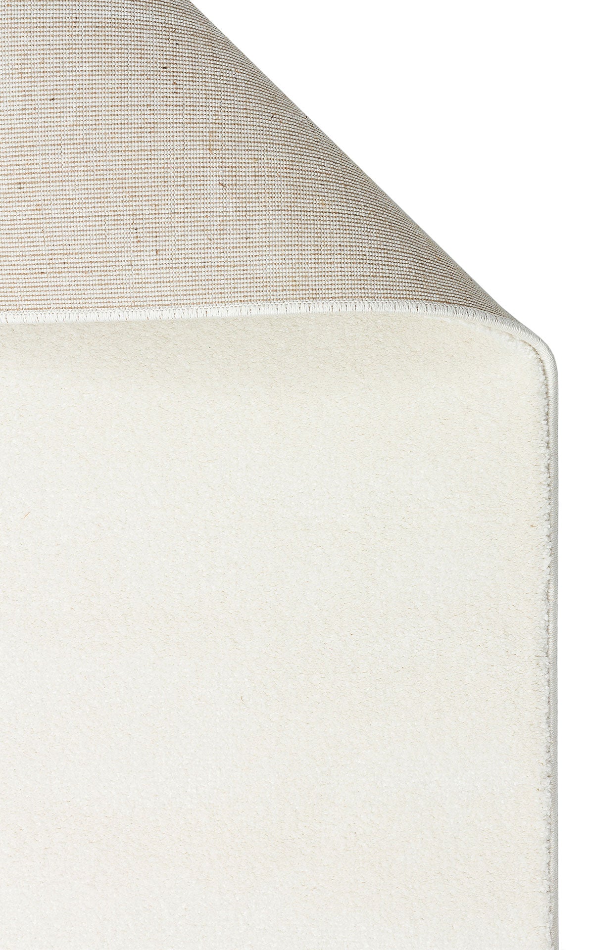 LT PLAIN WHITE - LOTTO - Hav Toz Vermez Modern Sade Desenli Makine Halısı