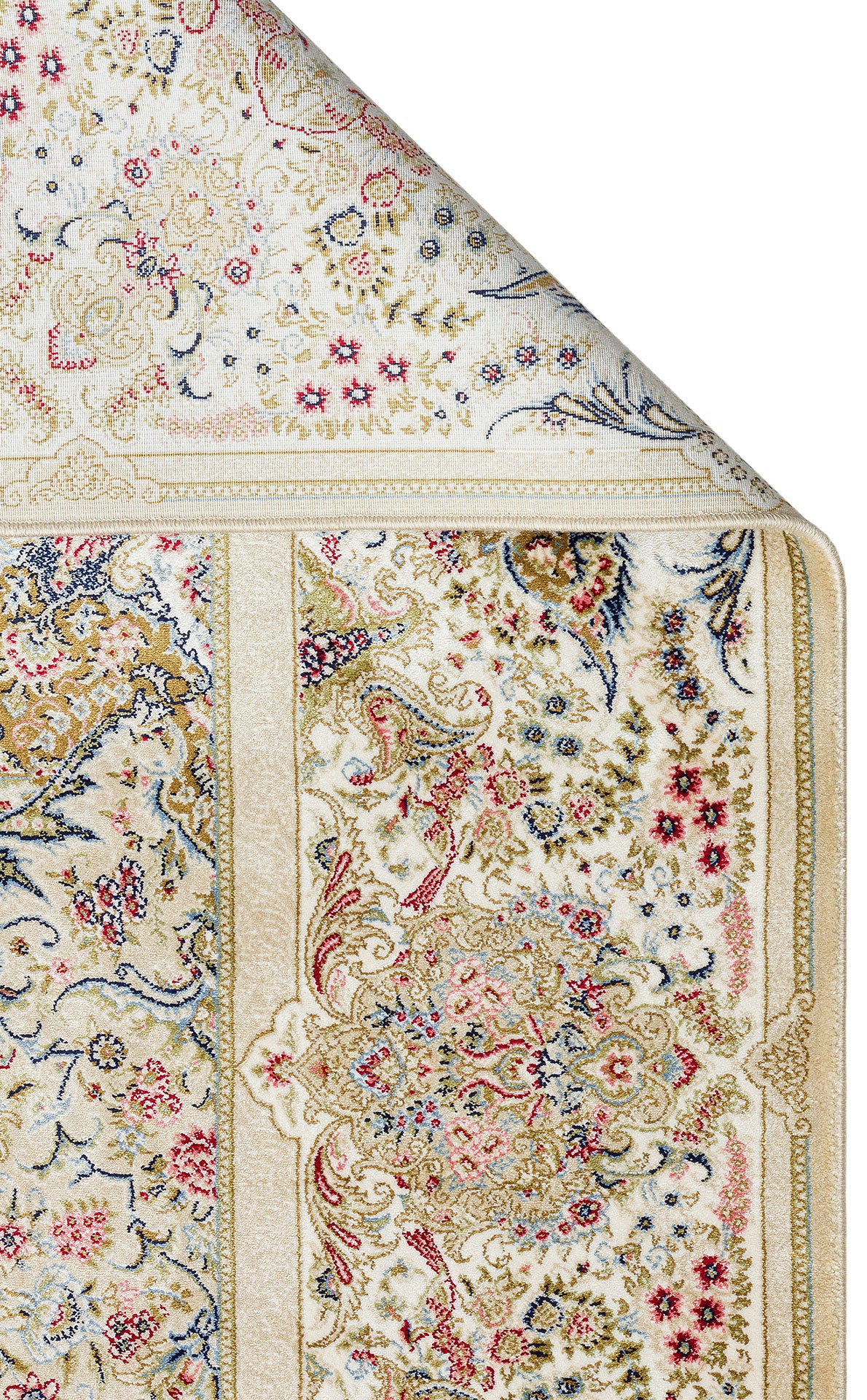 ISF 06 CREAM - ISFAHAN - Klasik Desenli Yüksek Kalite Sık Dokuma Makine Halısı