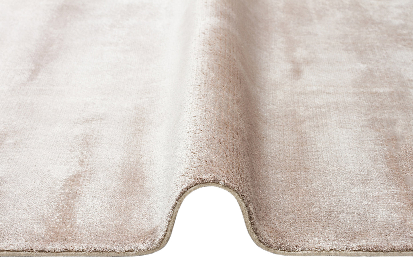 VT PLAIN BEIGE TN - VELVET - Düz Renk El Emeği ile Özel Tezgahlarda Üretilen Viskon Uşak Halısı