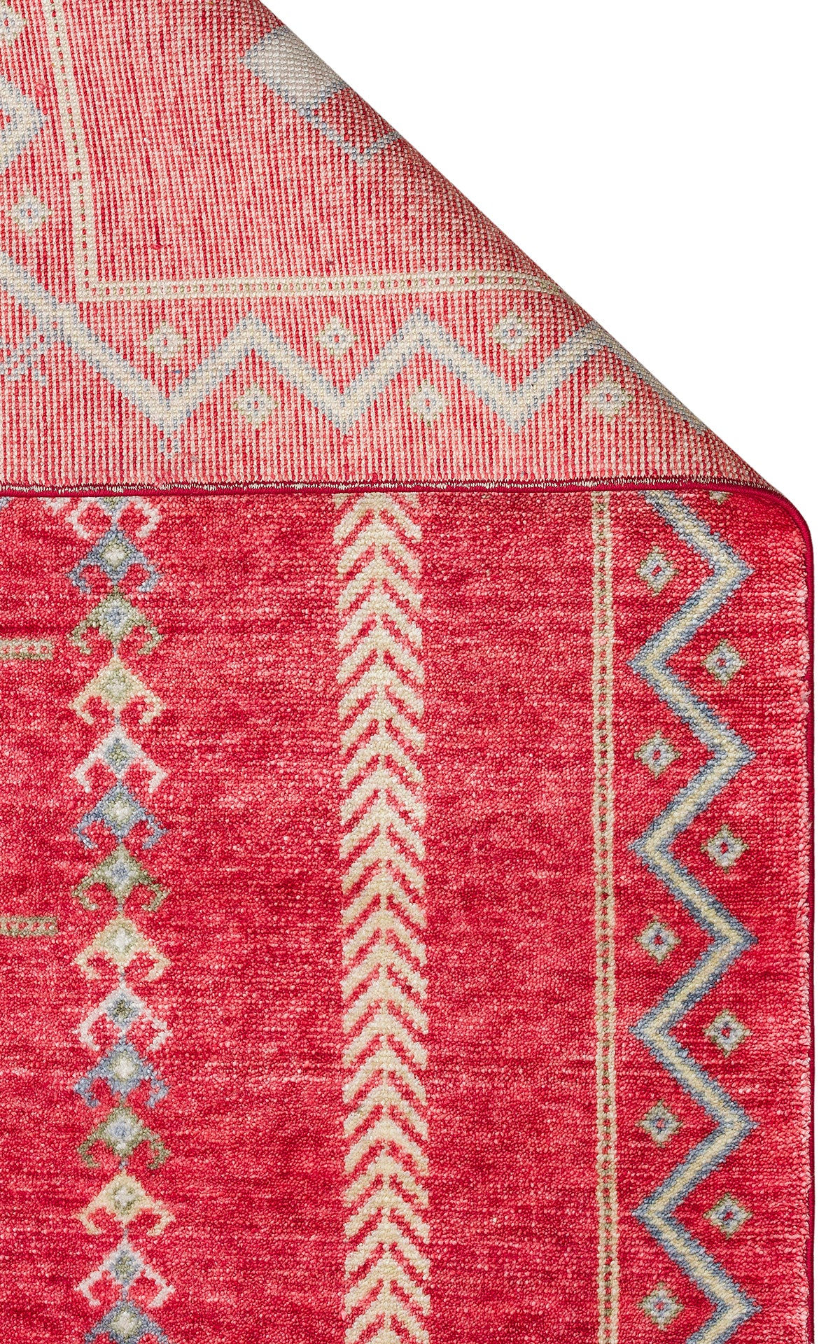 ZR 20 RED MULTY - ZARA - Otantik Desenli El Emeği ile Üretilen Modern Uşak Halısı