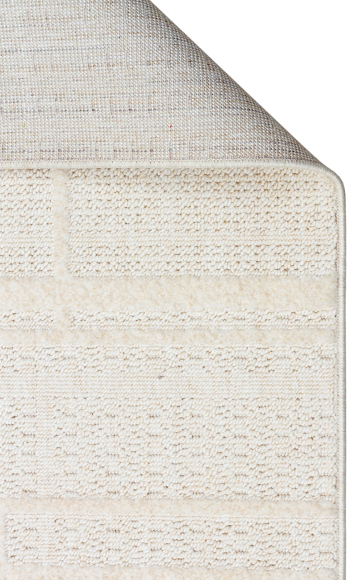 JOY 03 WHITE - JOY - Hav Toz Vermeyen Yumuşak dokulu Modern Makine Halısı