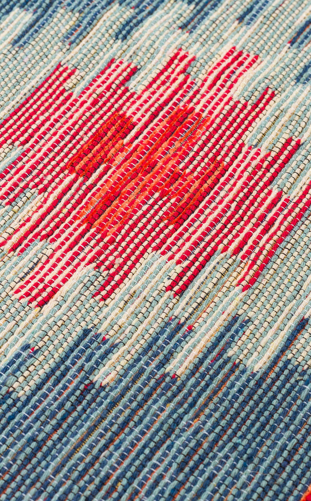 Nomad NMD 04 Çok Renkli - Çift Taraflı Yıkanabilir Kilim | Otantik Kilim