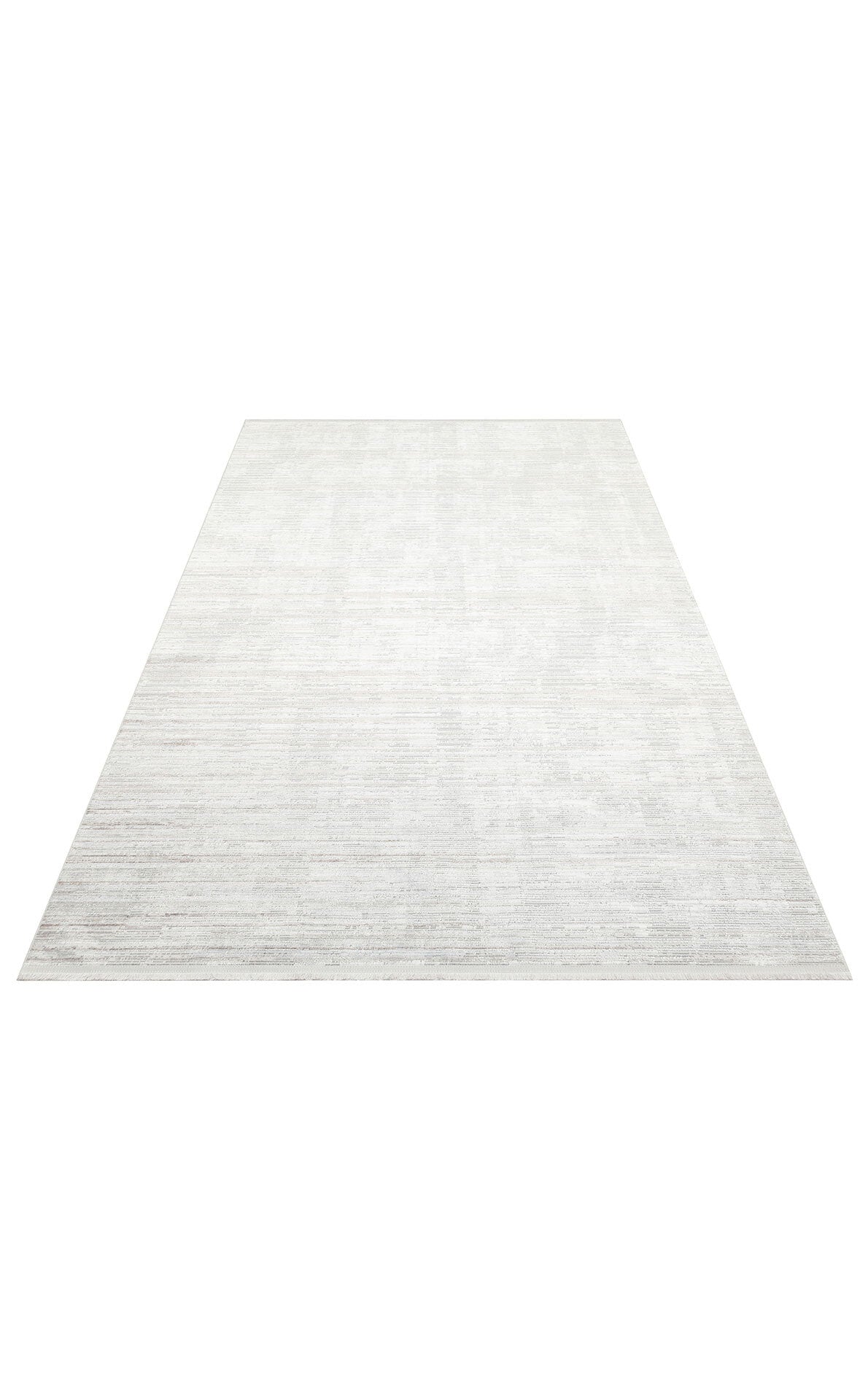 ST 107 LIGHT GREY - SATEEN - Yıkanabilir Kaymaz Tabanlı Hav Vermez Sık Dokuma Modern Halı