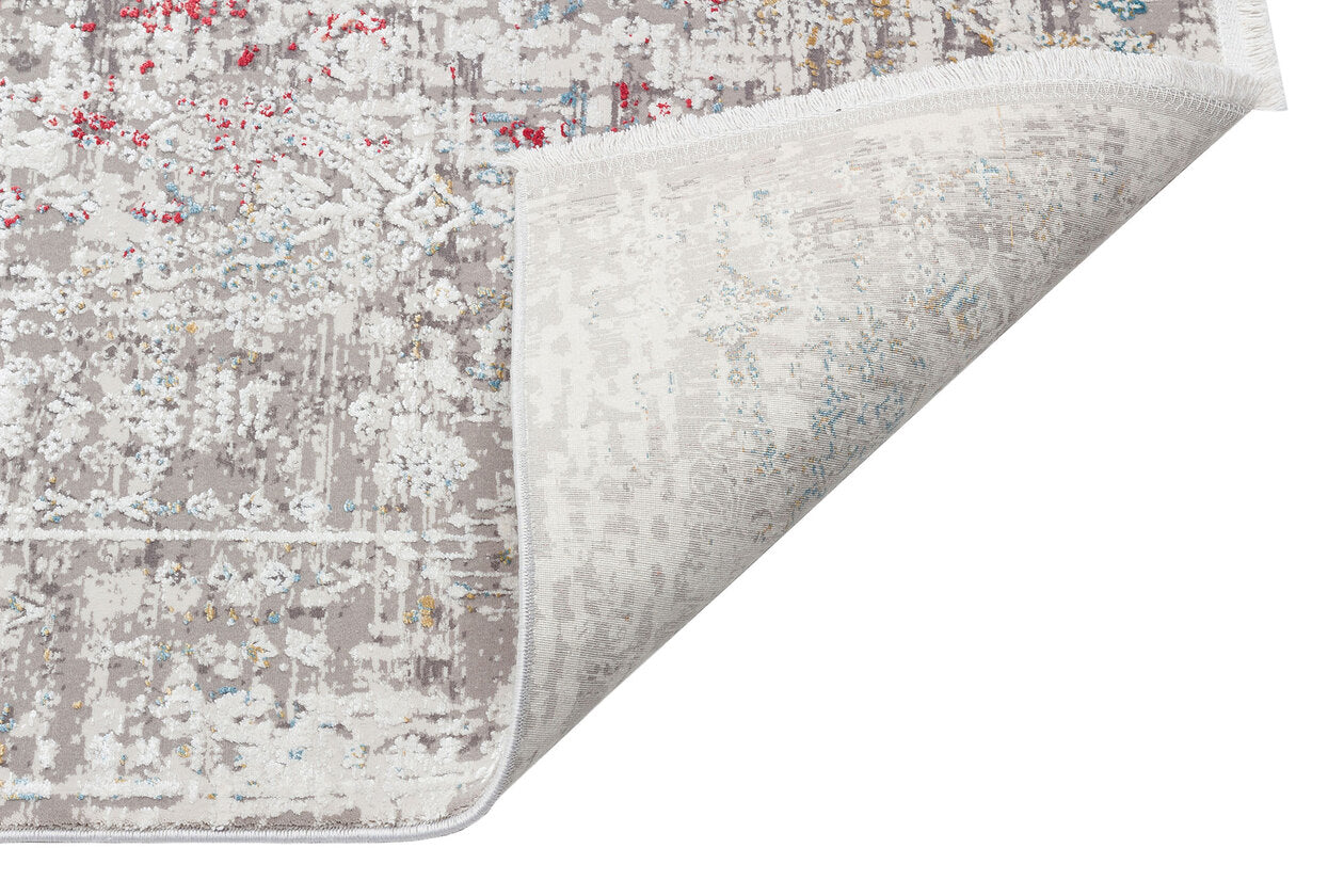 FRESCO XW FS 09 Çok Renkli - Işıltılı Dokuma Bambu Viskon Salon Halısı