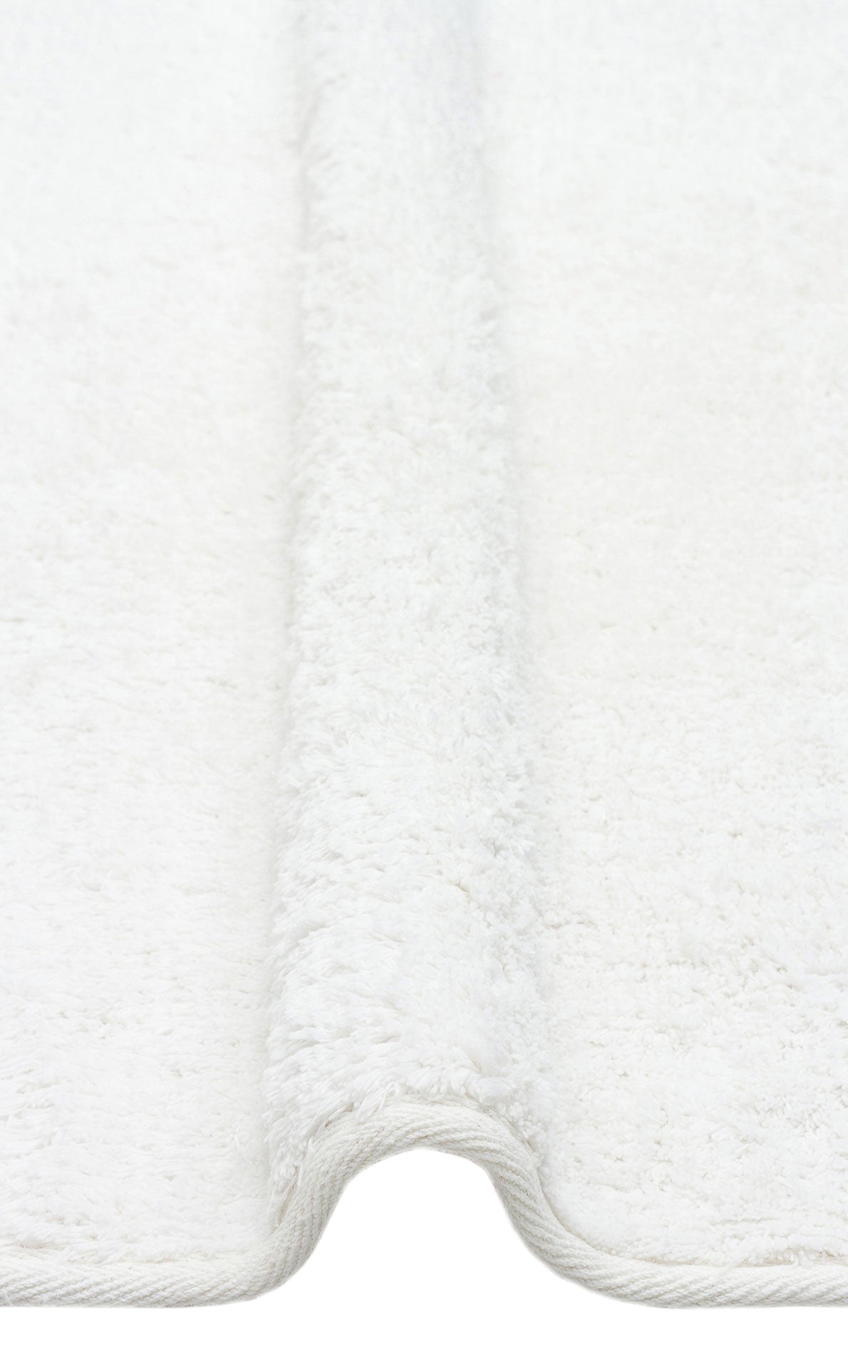 Cotton Boon CBN Plain Beyaz Yuvarlak Q120 - Yıkanabilir Kaymaz Naturel Pamuk Bebek Halısı
