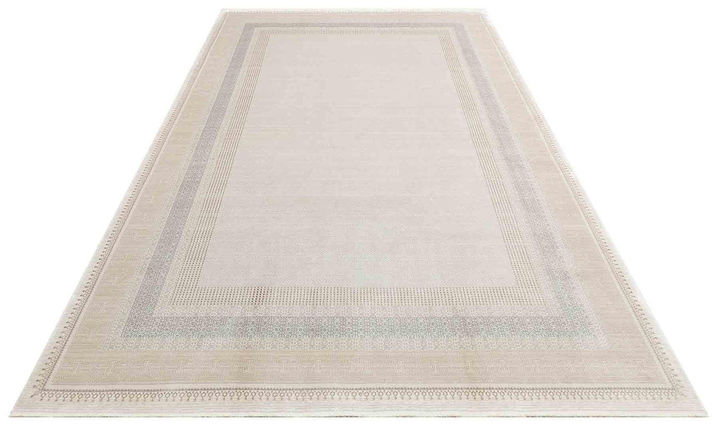 MHL 07 CREAM GOLD - MAHAL - Modern Desenli Yüksek Kalite Sık Dokuma Salon Halısı