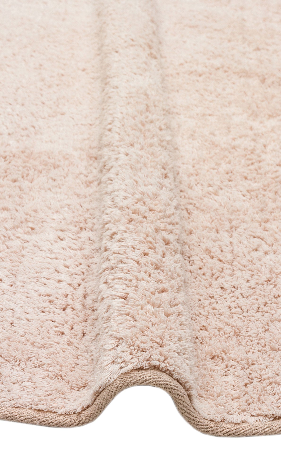 Cotton Boon CBN Plain Bej Yuvarlak Q120 - Yıkanabilir Kaymaz Naturel Pamuk Bebek Halısı