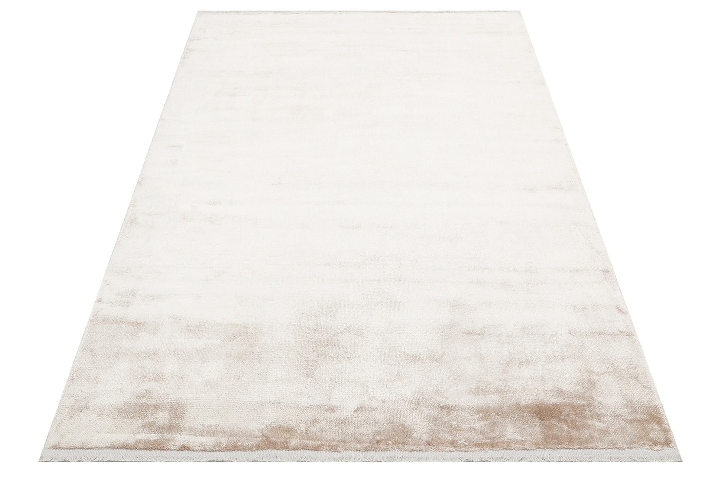 VT PLAIN BEIGE TN - VELVET - Düz Renk El Emeği ile Özel Tezgahlarda Üretilen Viskon Uşak Halısı