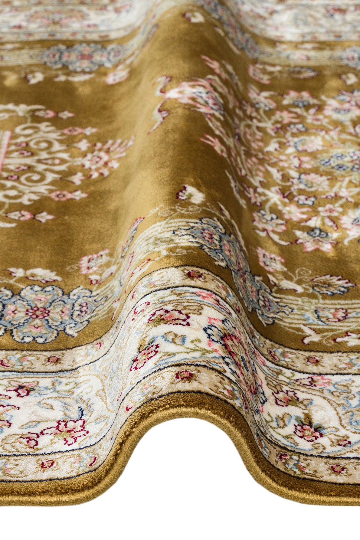 ISF SCD 01 GOLD - ISFAHAN SECCADE - Klasik Desenli Yüksek Kalite Sık Dokuma Seccade
