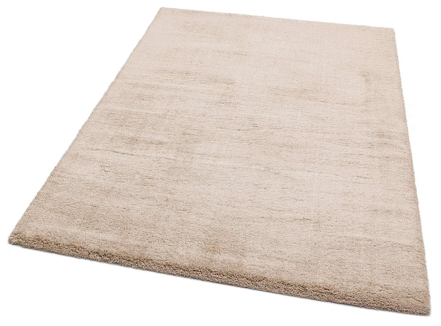 1006 BEIGE - COMFORT - Kolay Kullanımlı Hav Toz Vermez Yumuşak Dokulu Modern Pofuduk Shaggy Halı