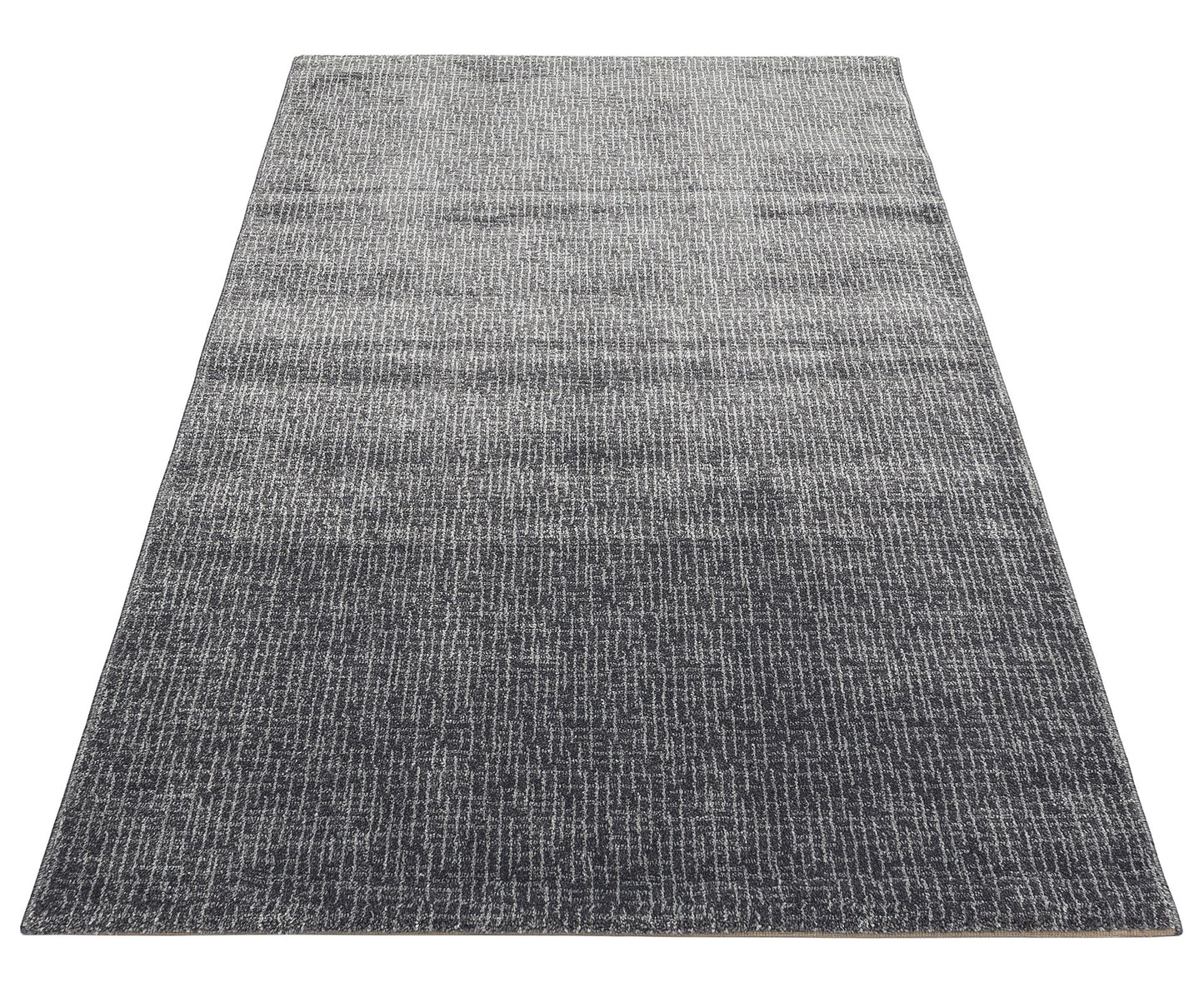 LT 01 DARK GREY - LOTTO - Hav Toz Vermez Modern Sade Desenli Makine Halısı