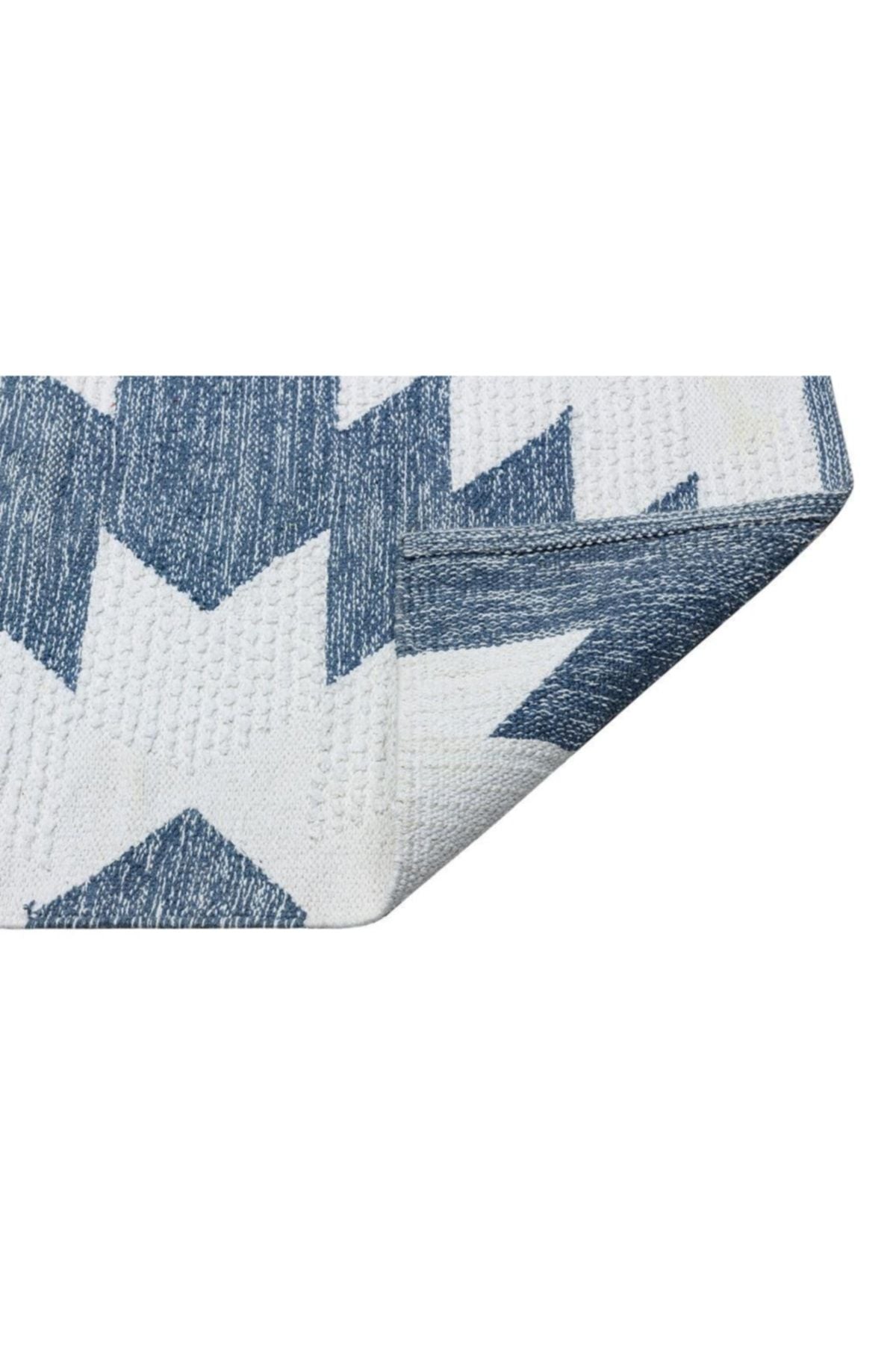 Afro Afr 01 Naturel Yıkanabilir Modern Desenli El Dokuma Hint Kilim
