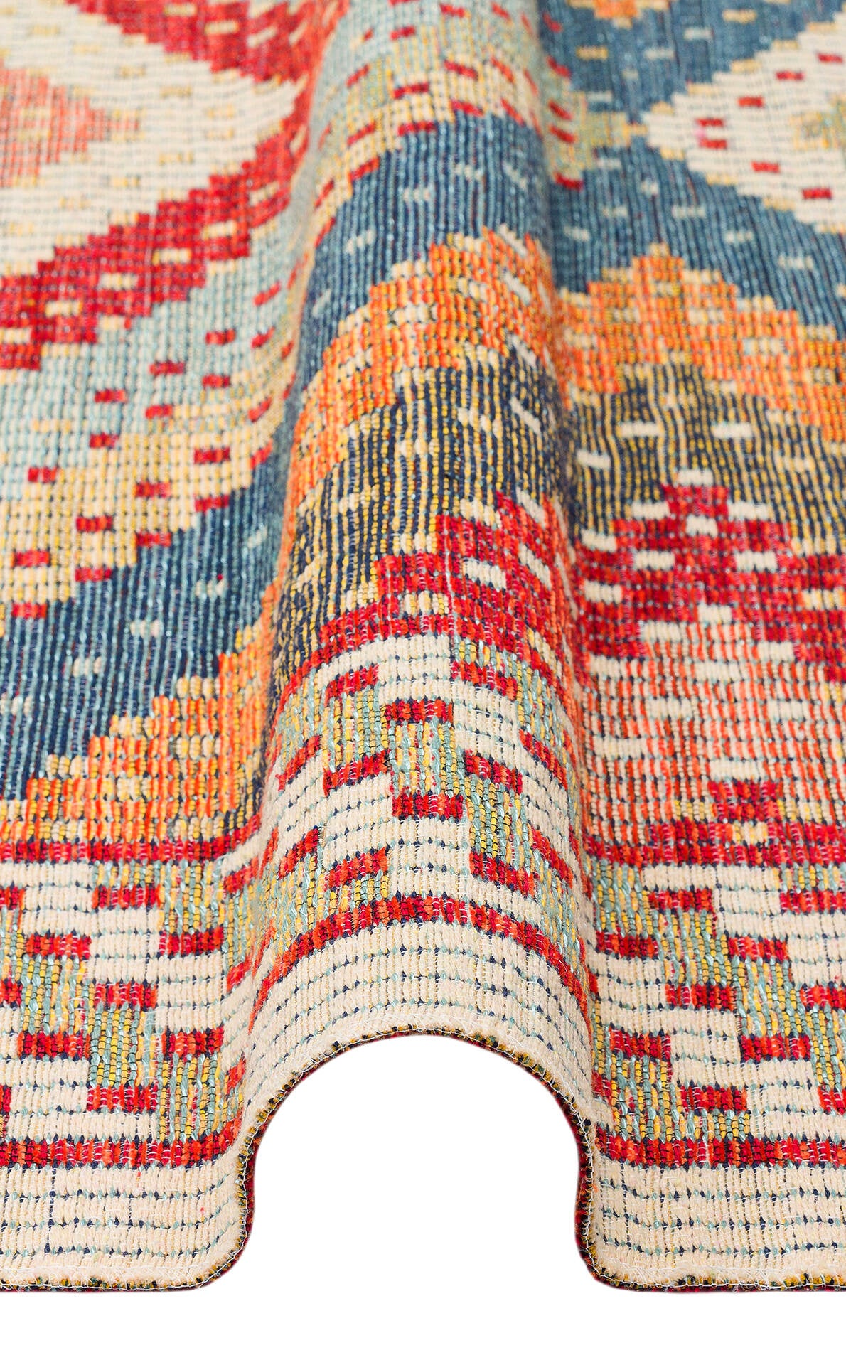 Nomad NMD 10 Kırmızı - Çift Taraflı Yıkanabilir Kilim | Otantik Kilim