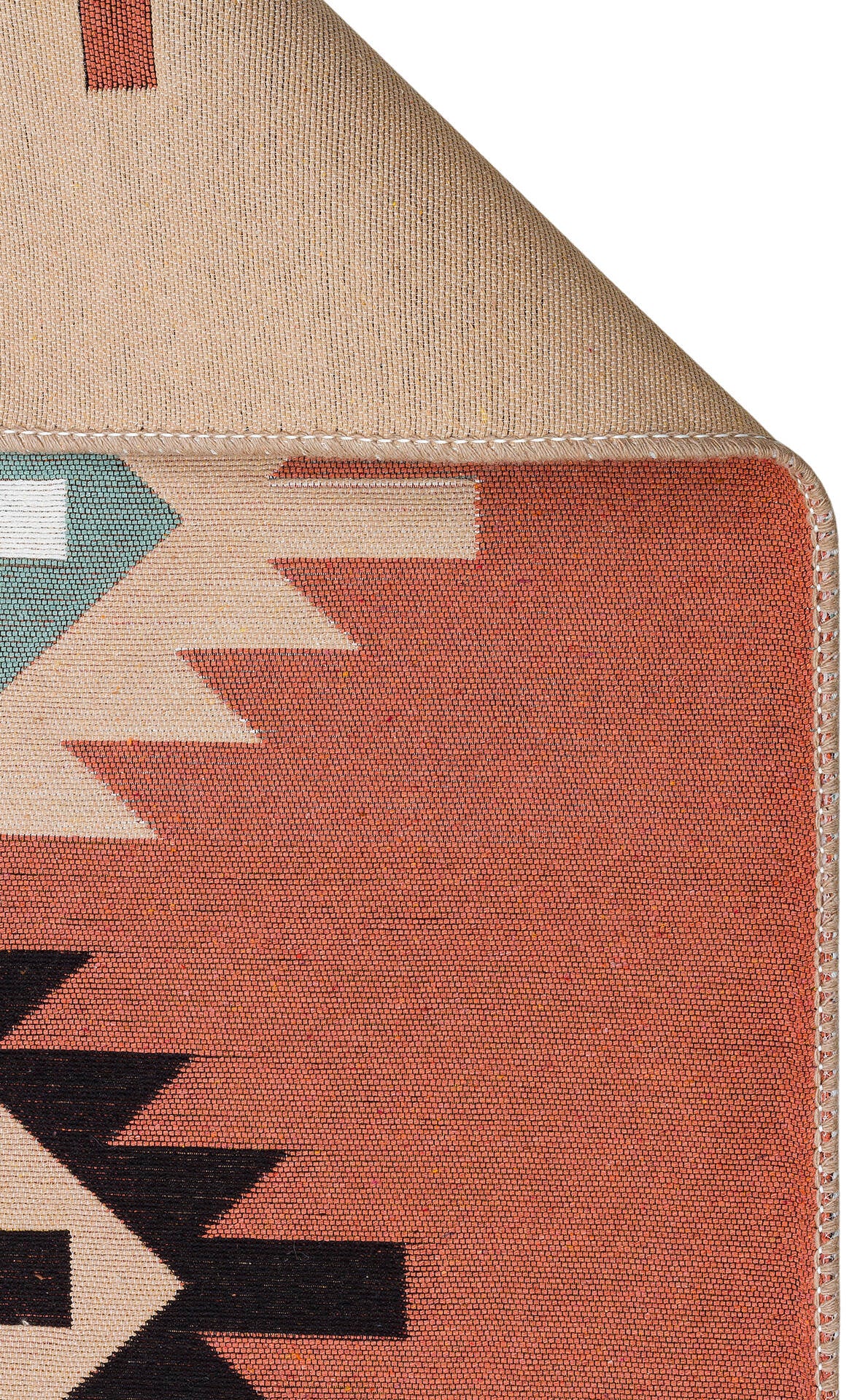 Arya AR 39 Çok Renkli - Yıkanabilir Çift Taraflı Modern Dokuma Kilim