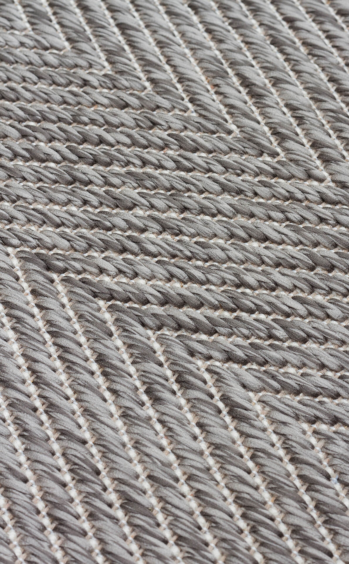 Mono MNO 02 Gri -Yıkanabilir Kaymaz Kilim Halı