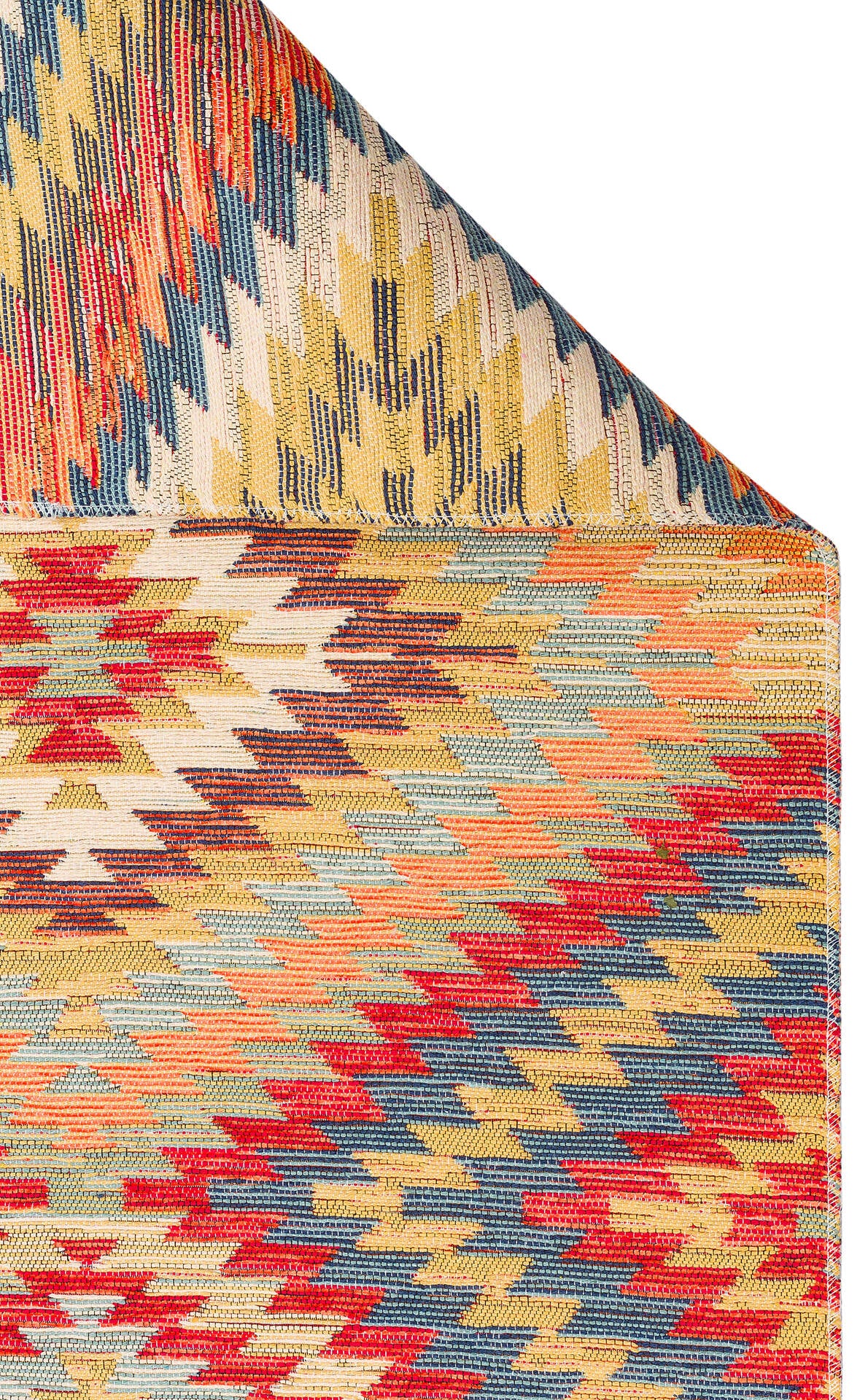 Nomad NMD 07 Toprak - Çift Taraflı Yıkanabilir Kilim | Otantik Kilim
