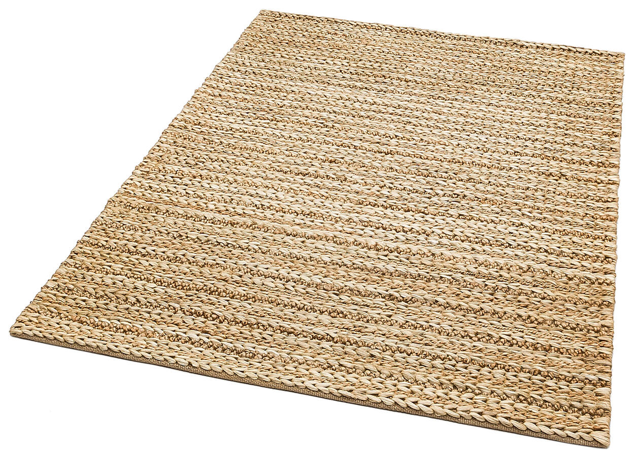 Netra S-1152 Naturel XW - El Dokuma Jüt Hasır Halı Naturel Örgü Desen