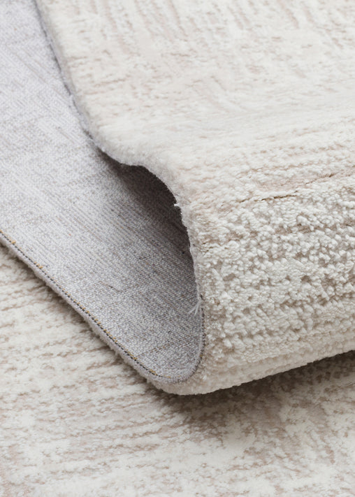 Lagos XW LGS 24 Krem Bej - Hav Toz Vermez Eskitme Desenli Modern Makine Halısı