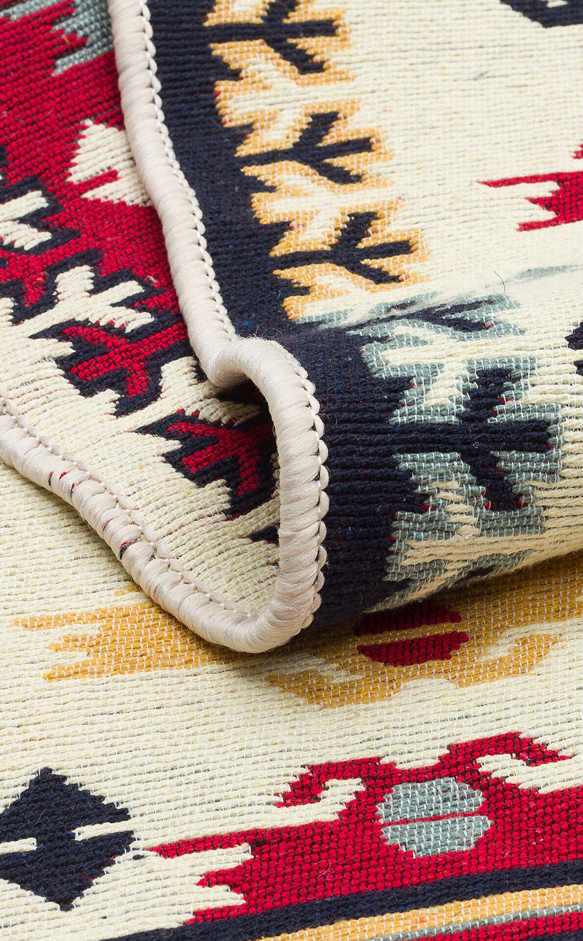 Arya AR 30 Kırmzı - Yıkanabilir Çift Taraflı Modern Dokuma Kilim