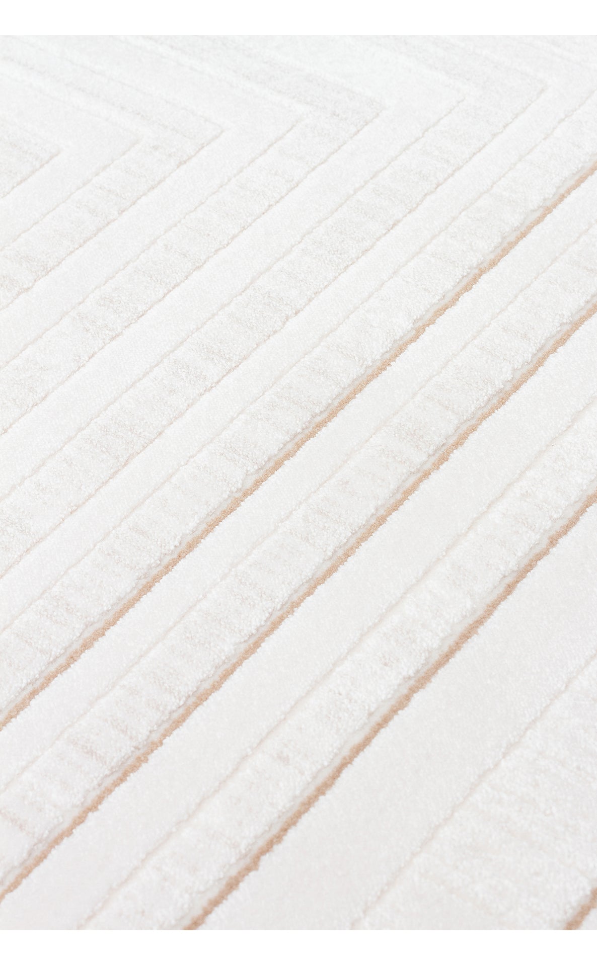 LKY 04 CREAM BEIGE - LYKIA - Sade ve Modern Akrilik Makine Halısı