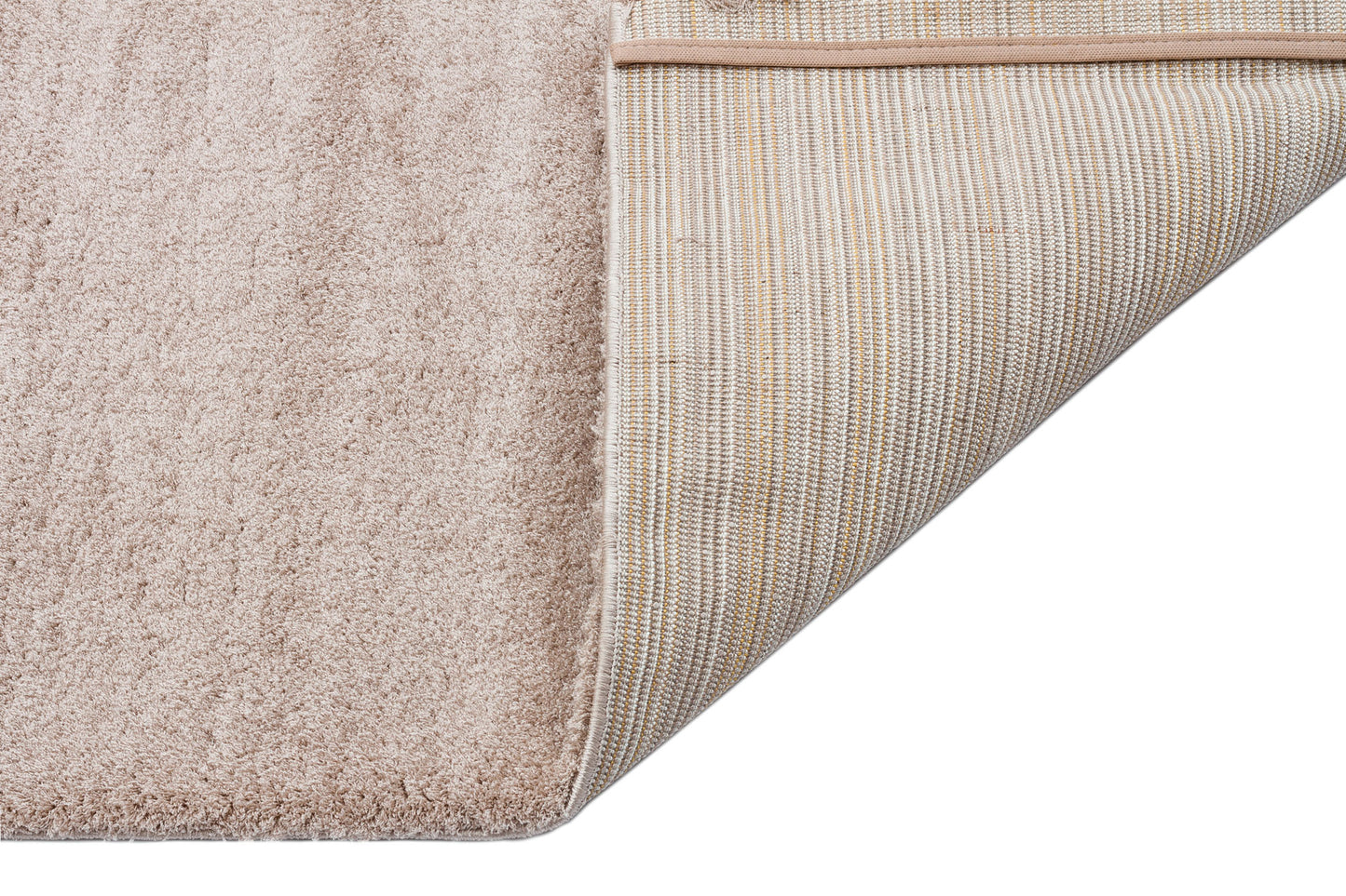 1006 BEIGE - COMFORT - Kolay Kullanımlı Hav Toz Vermez Yumuşak Dokulu Modern Pofuduk Shaggy Halı