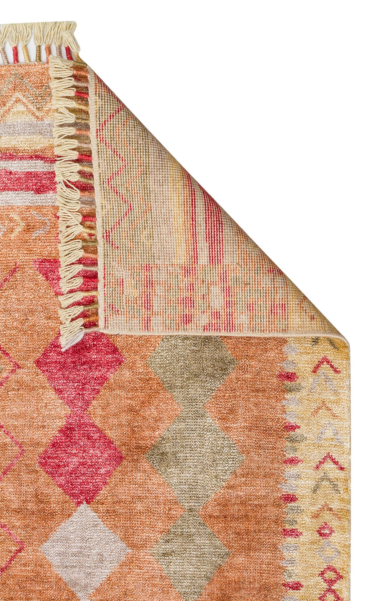 ZR 10 RED AUTUMN - Otantik Desenli El Emeği ile Üretilen Modern Uşak Halısı