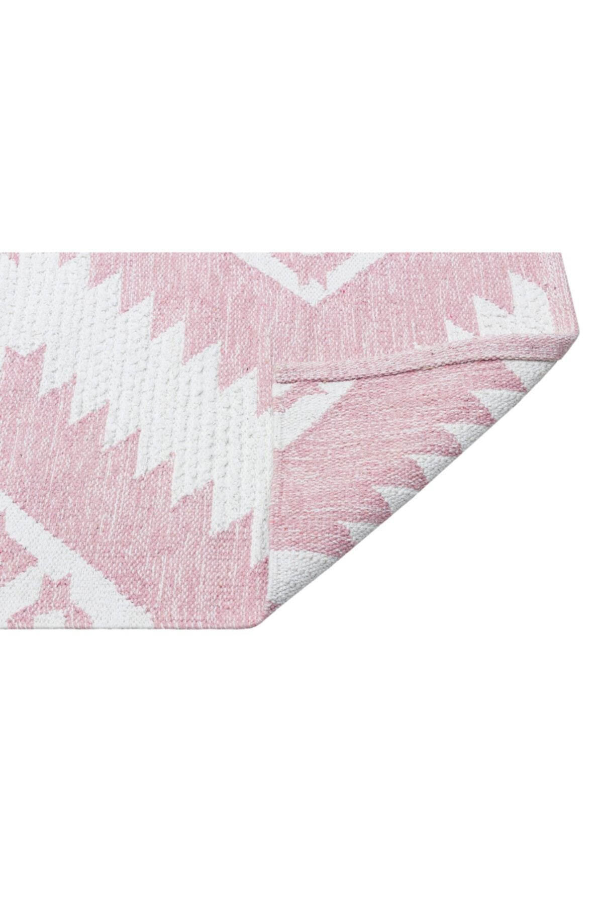 Afro Afr 03 Naturel Yıkanabilir Modern Desenli El Dokuma Hint Kilim