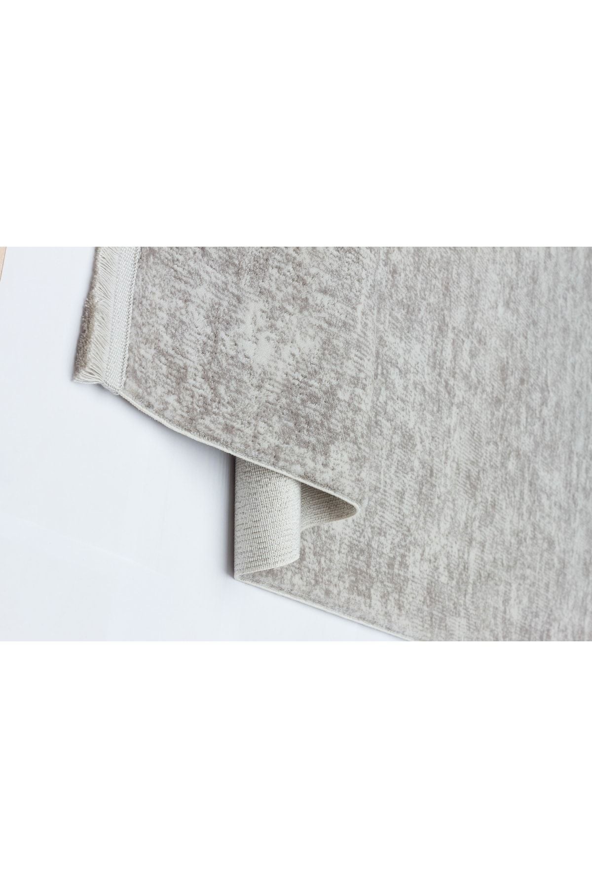 8352 Gri Akrilik Modern Yumuşak Dokulu Salon Halısı