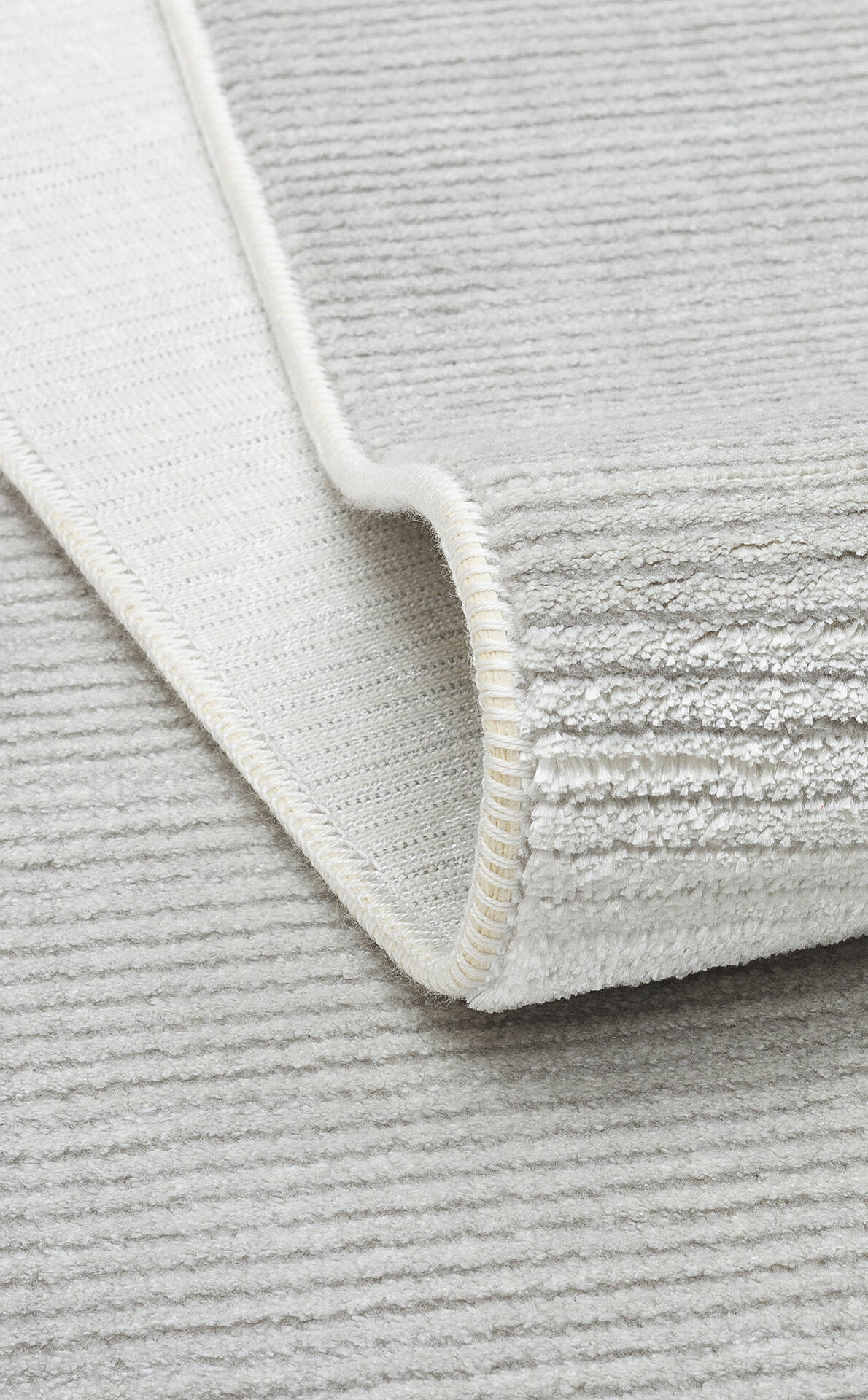 ST 907 SILVER - SATEEN LUX - Hav Toz Vermez Modern Halı